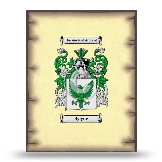 Bylyne Coat of Arms Print