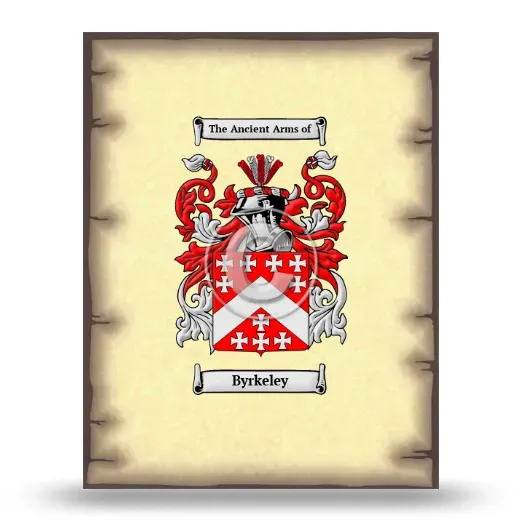 Byrkeley Coat of Arms Print