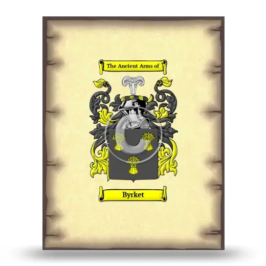 Byrket Coat of Arms Print