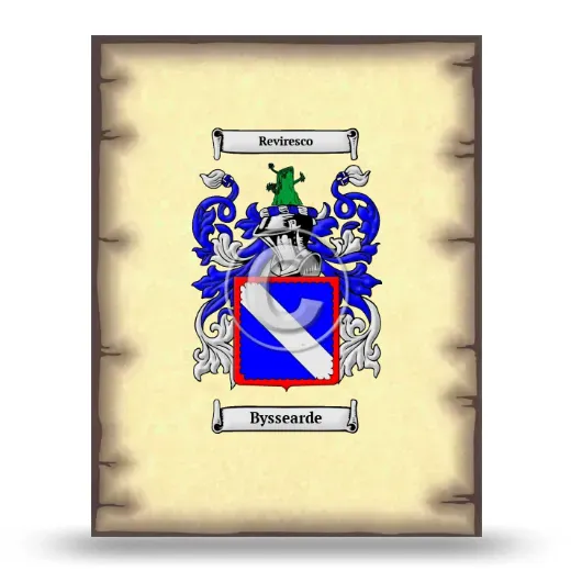 Byssearde Coat of Arms Print