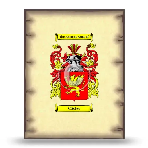 Cöster Coat of Arms Print