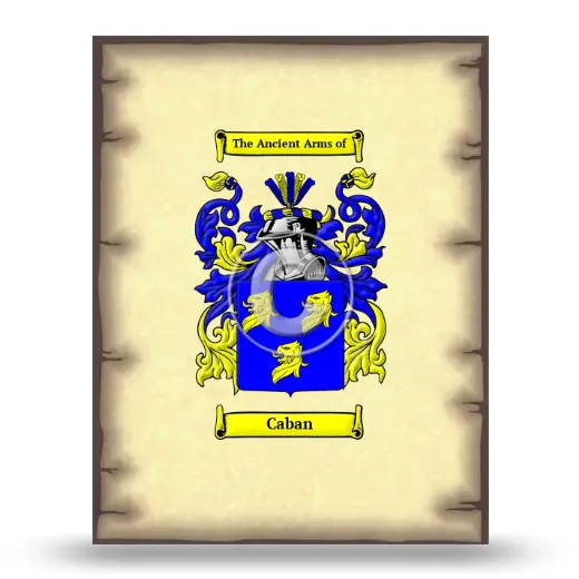 Caban Coat of Arms Print