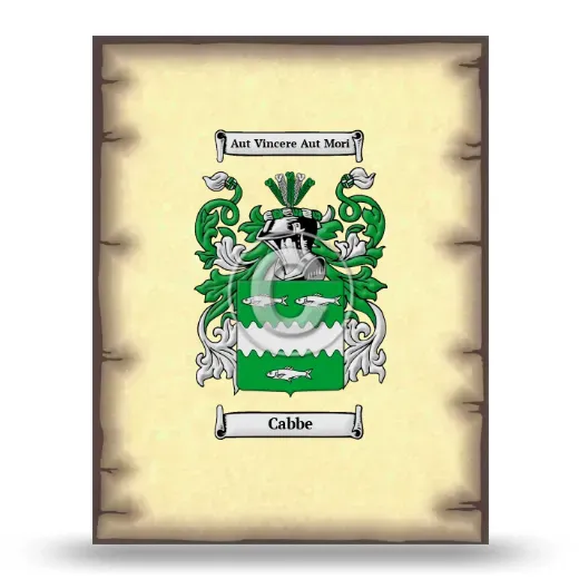 Cabbe Coat of Arms Print