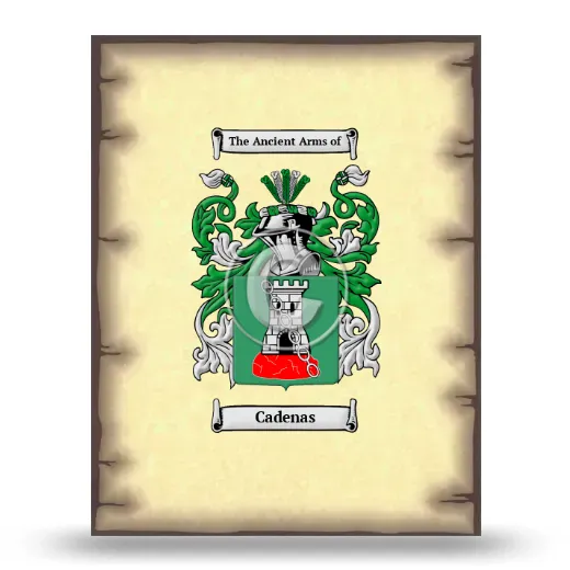 Cadenas Coat of Arms Print