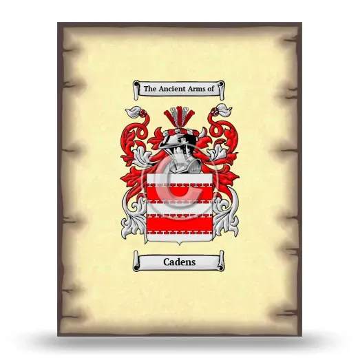 Cadens Coat of Arms Print