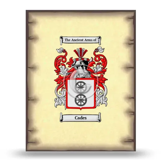 Cades Coat of Arms Print