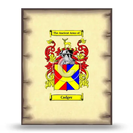 Cadger Coat of Arms Print