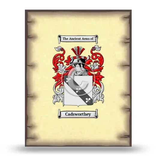 Cadsworthey Coat of Arms Print