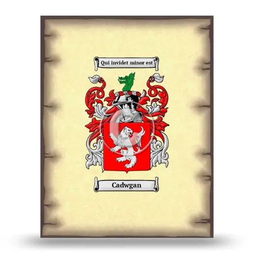 Cadwgan Coat of Arms Print