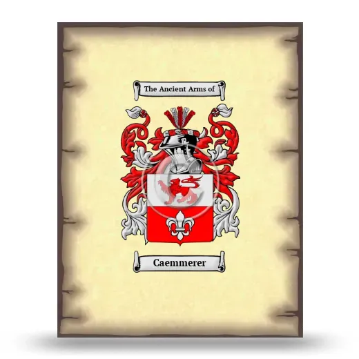 Caemmerer Coat of Arms Print