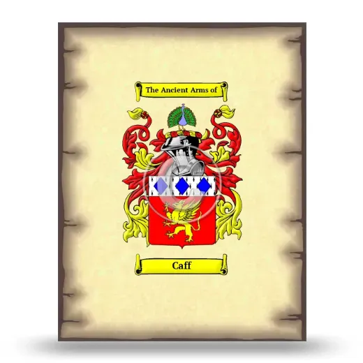 Caff Coat of Arms Print