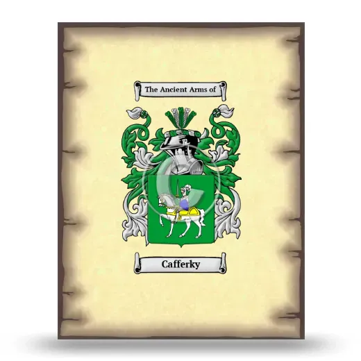 Cafferky Coat of Arms Print