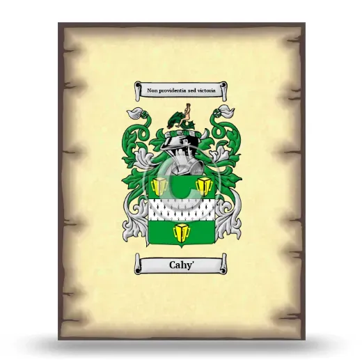 Cahy' Coat of Arms Print