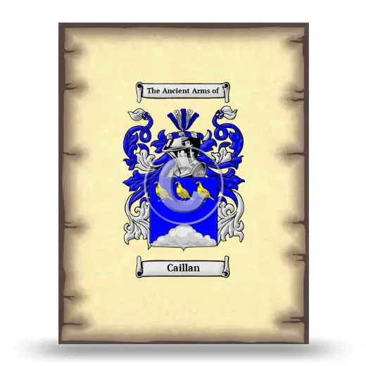 Caillan Coat of Arms Print