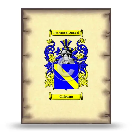 Caivano Coat of Arms Print