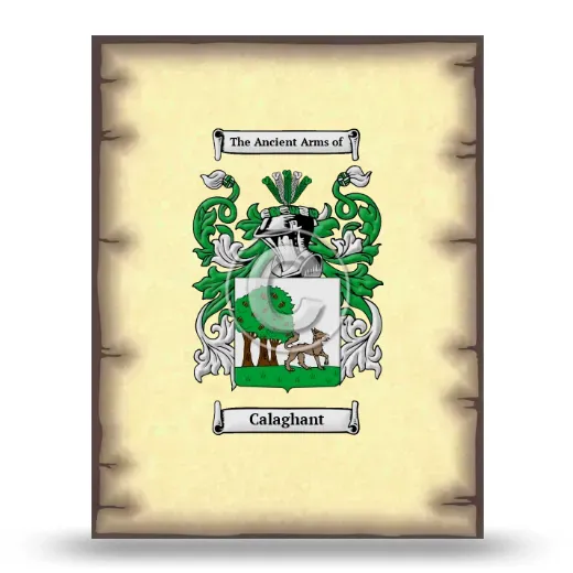 Calaghant Coat of Arms Print