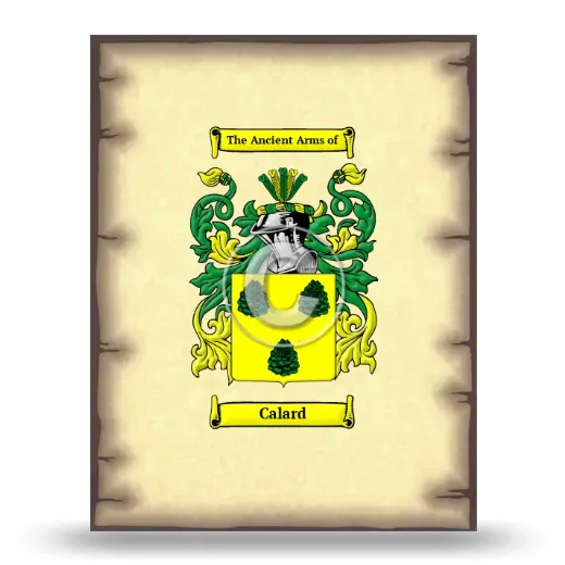 Calard Coat of Arms Print
