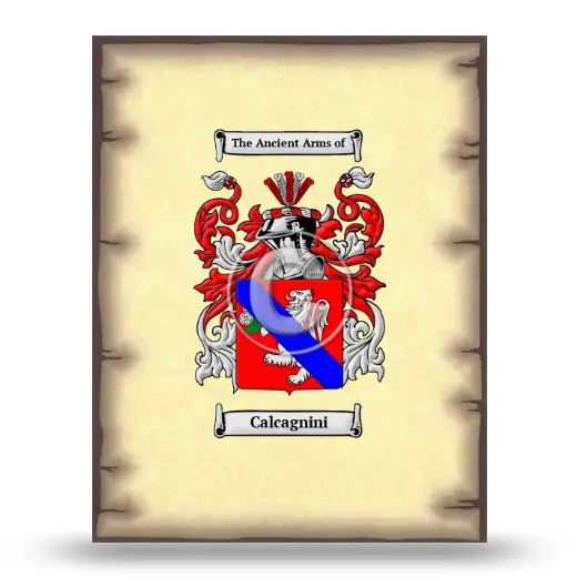 Calcagnini Coat of Arms Print