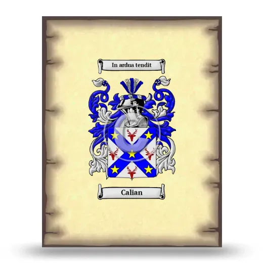 Calian Coat of Arms Print