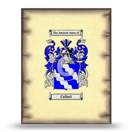 Caliari Coat of Arms Print