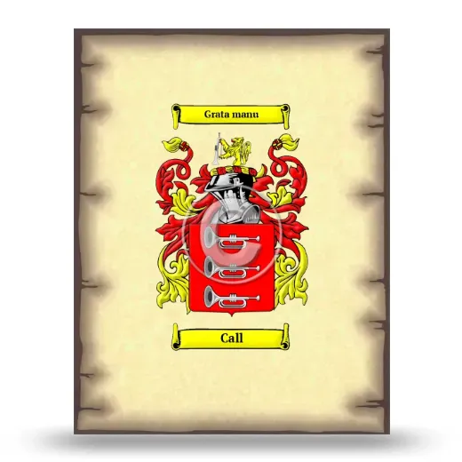 Call Coat of Arms Print