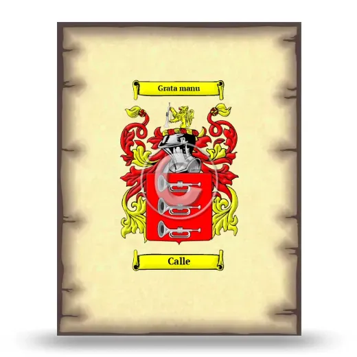 Calle Coat of Arms Print