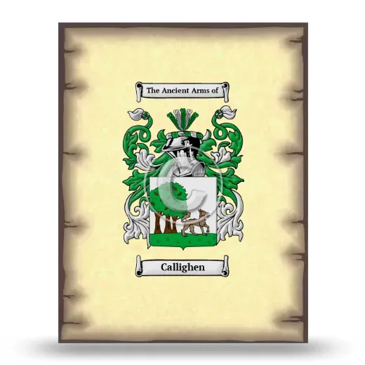 Callighen Coat of Arms Print