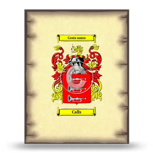 Calls Coat of Arms Print