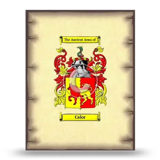 Calor Coat of Arms Print