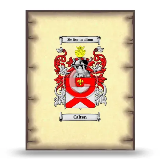 Calten Coat of Arms Print