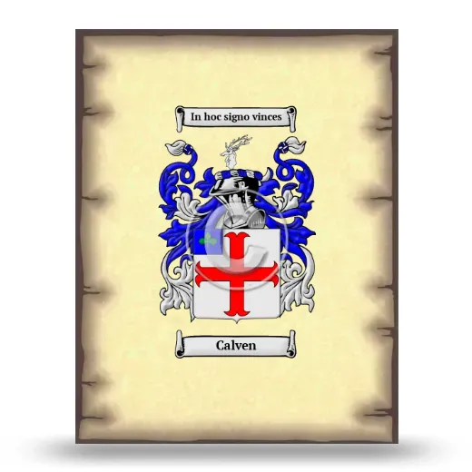 Calven Coat of Arms Print