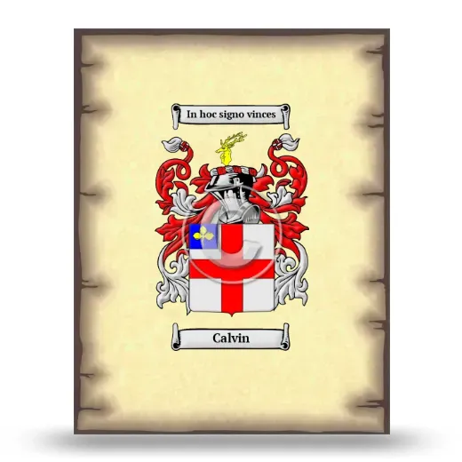 Calvin Coat of Arms Print