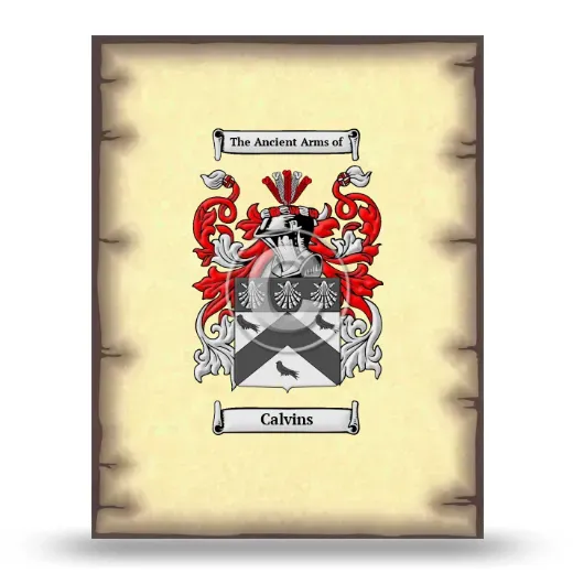 Calvins Coat of Arms Print