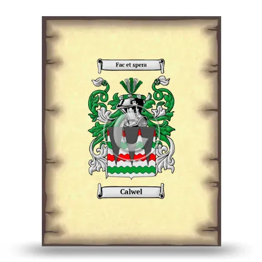 Calwel Coat of Arms Print