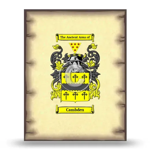 Cambden Coat of Arms Print