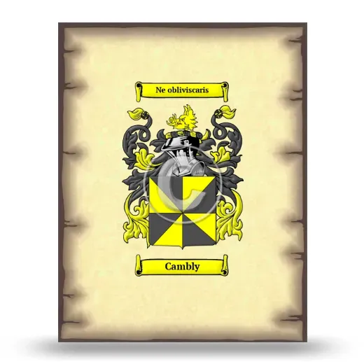 Cambly Coat of Arms Print