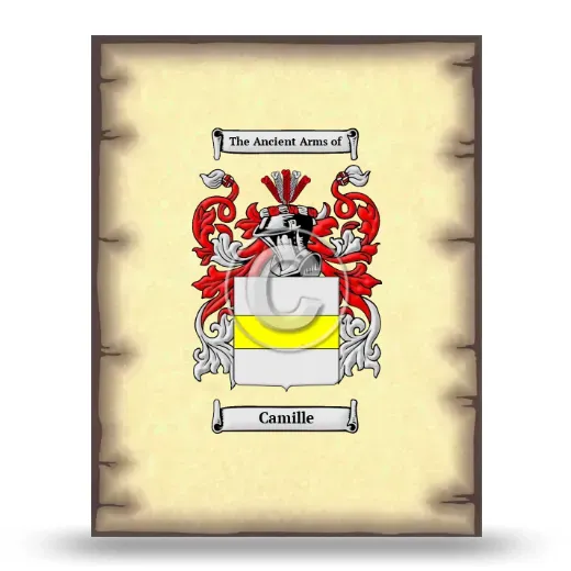 Camille Coat of Arms Print