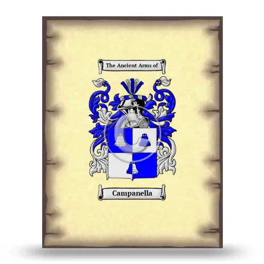 Campanella Coat of Arms Print