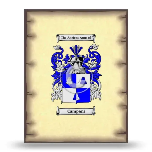 Campani Coat of Arms Print