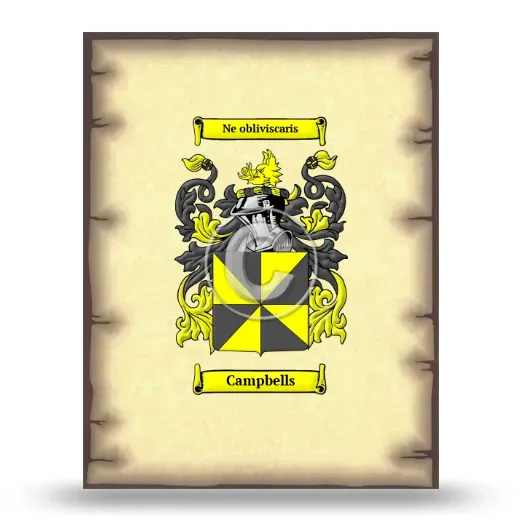 Campbells Coat of Arms Print