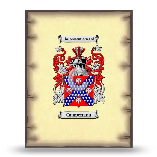 Campernum Coat of Arms Print