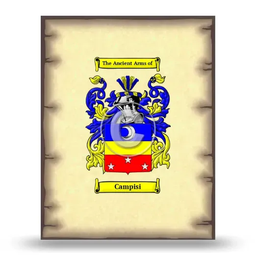 Campisi Coat of Arms Print