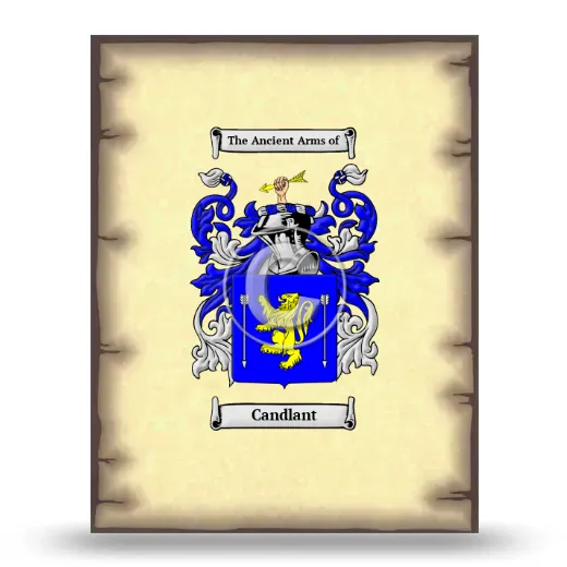 Candlant Coat of Arms Print