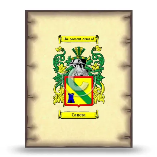 Caneta Coat of Arms Print