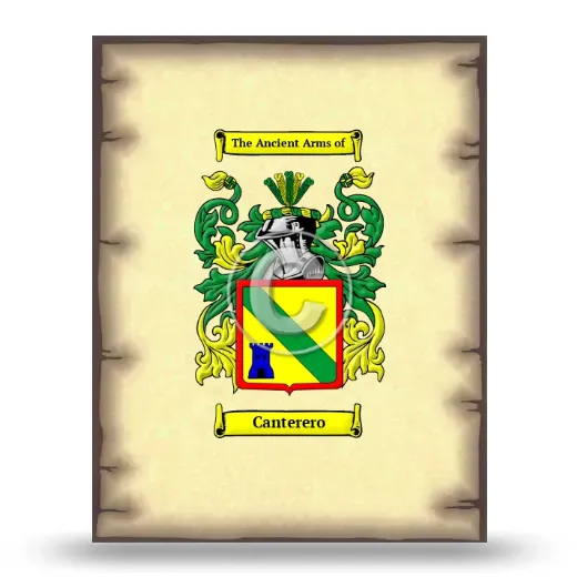 Canterero Coat of Arms Print