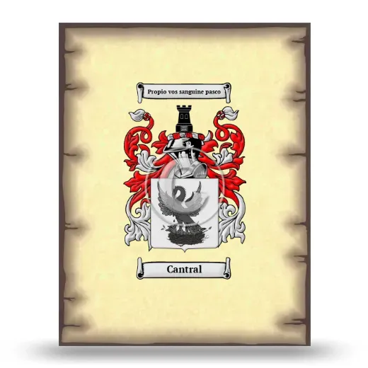 Cantral Coat of Arms Print