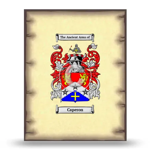 Caperon Coat of Arms Print