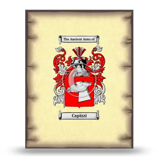 Capizzi Coat of Arms Print
