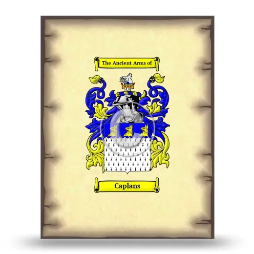 Caplans Coat of Arms Print