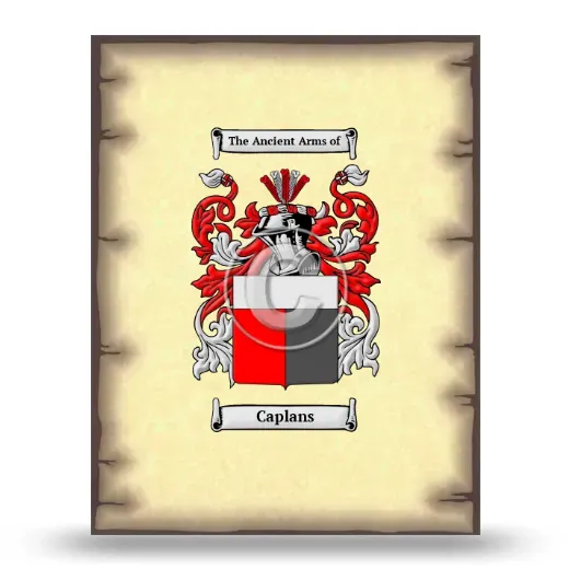 Caplans Coat of Arms Print